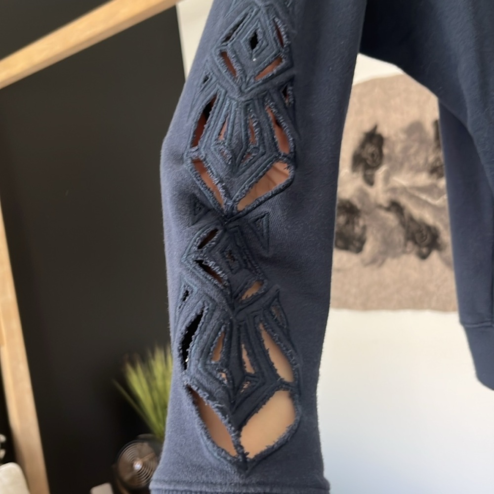 Zadig & Voltaire Navy Skull Sweater - Picture 2 of 4